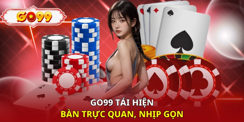 Go99 tái hiện bàn trực quan, nhịp gọn